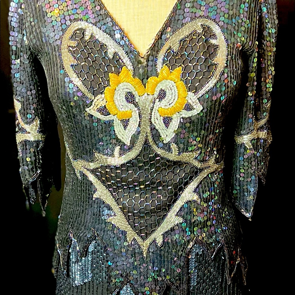 Vintage sequin top